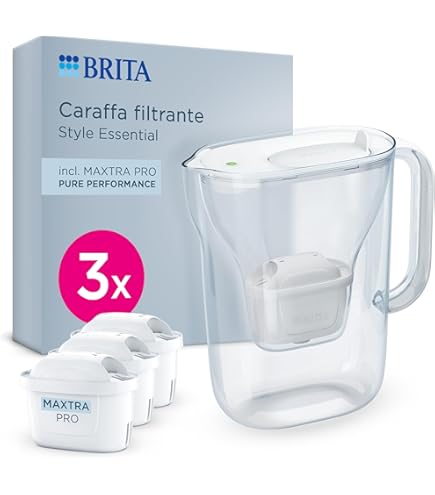 BRITA Style Essential XL LED4W e bardhë (me 3 Filtera)